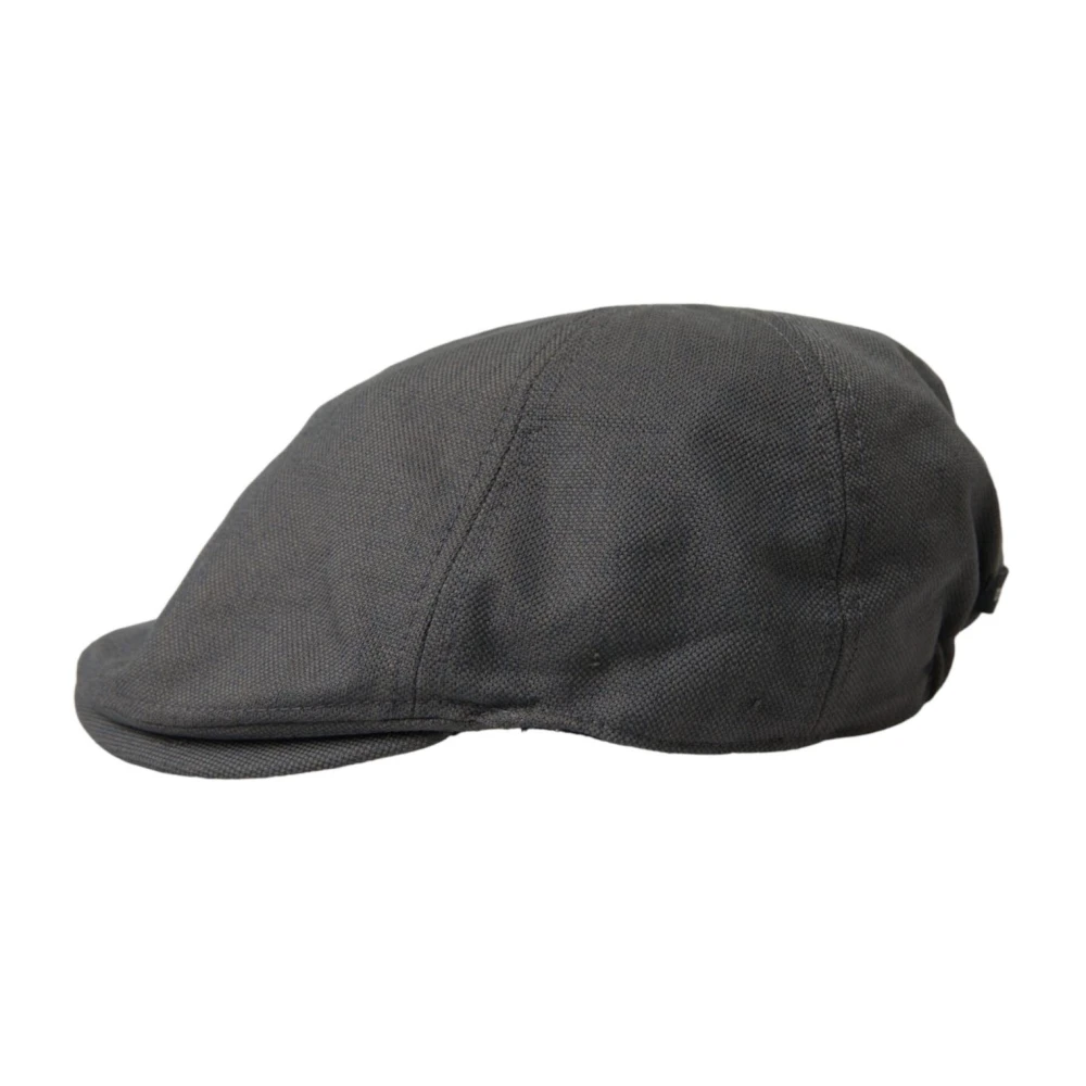 Dolce & Gabbana Donkergrijze Newsboy Cap Gray Heren