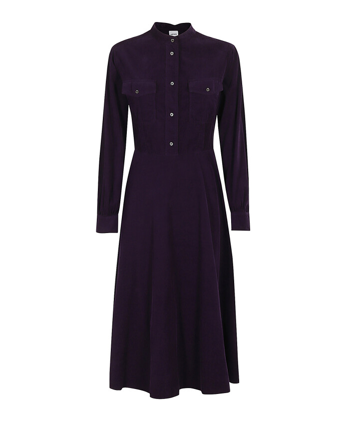 robe-midi-en-velours-cotele