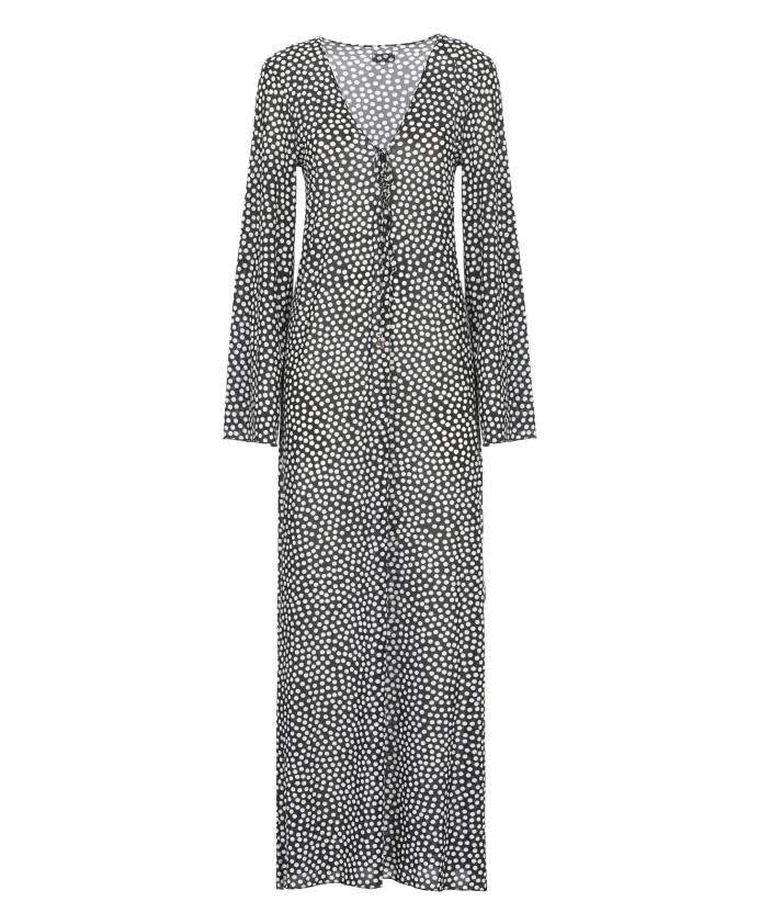 robe-a-pois-col-en-v
