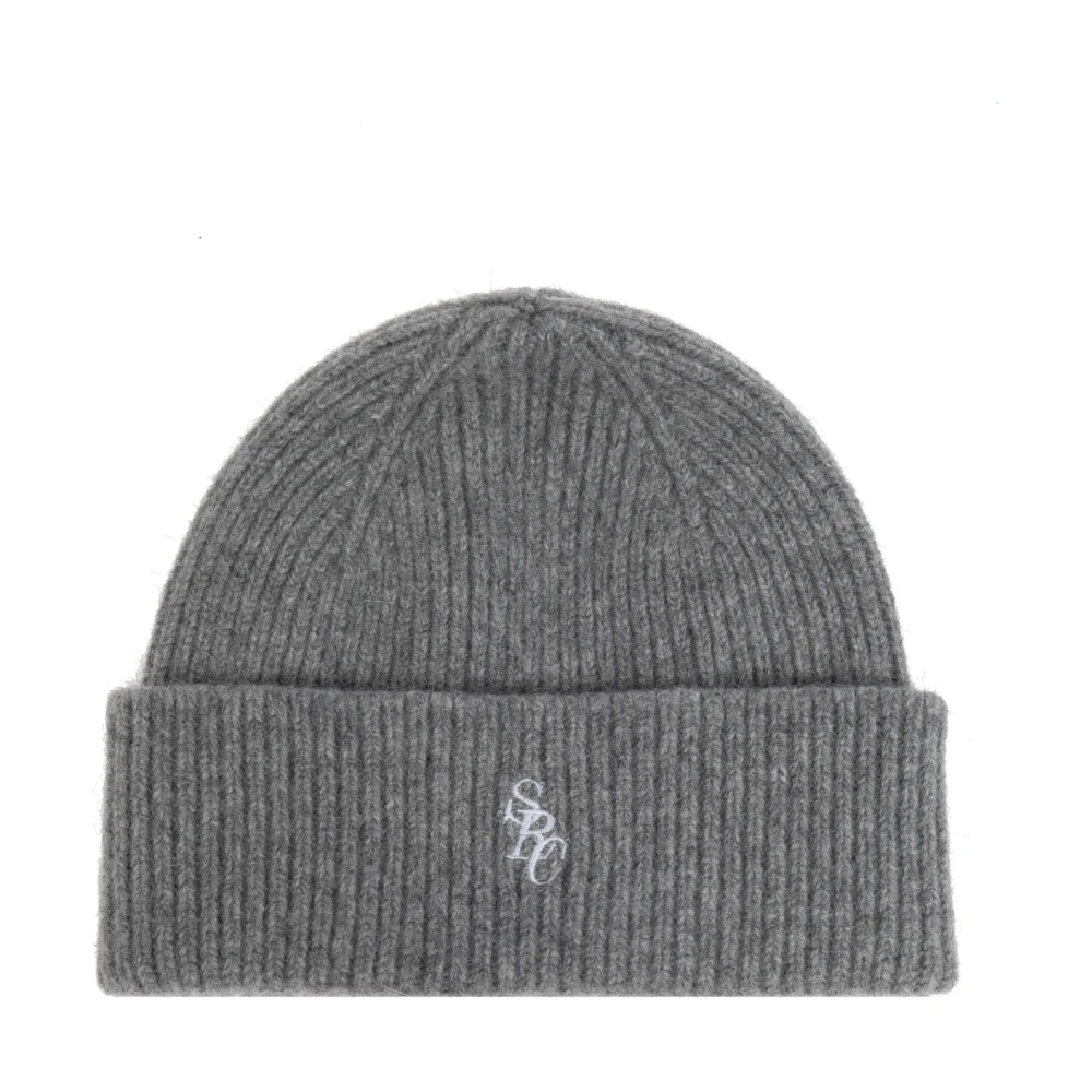 Sporty & Rich Wollen muts Gray Unisex