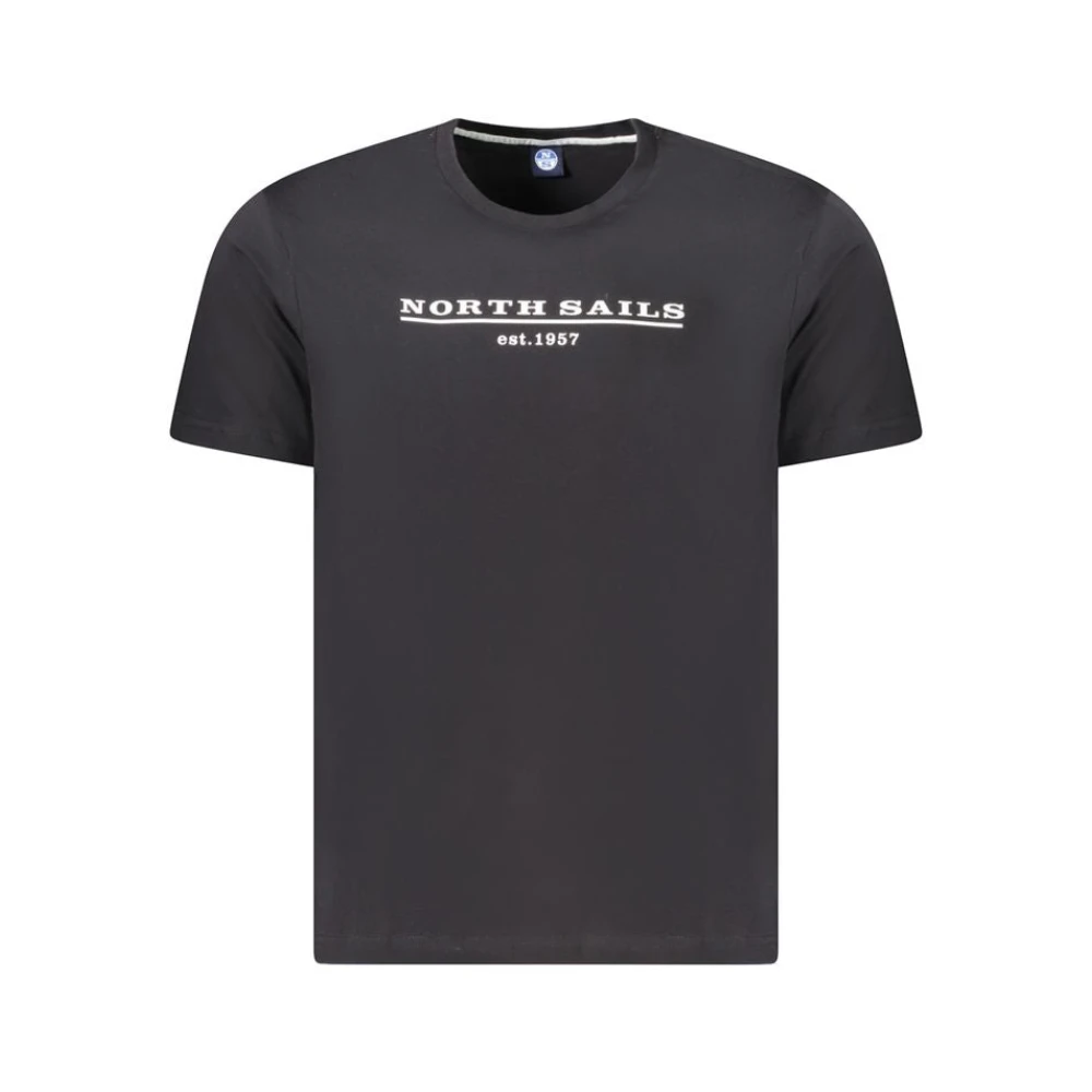 North Sails Mannelijk Zwart Tops Heren, 3XL, Katoen, Cotton T-Shirt