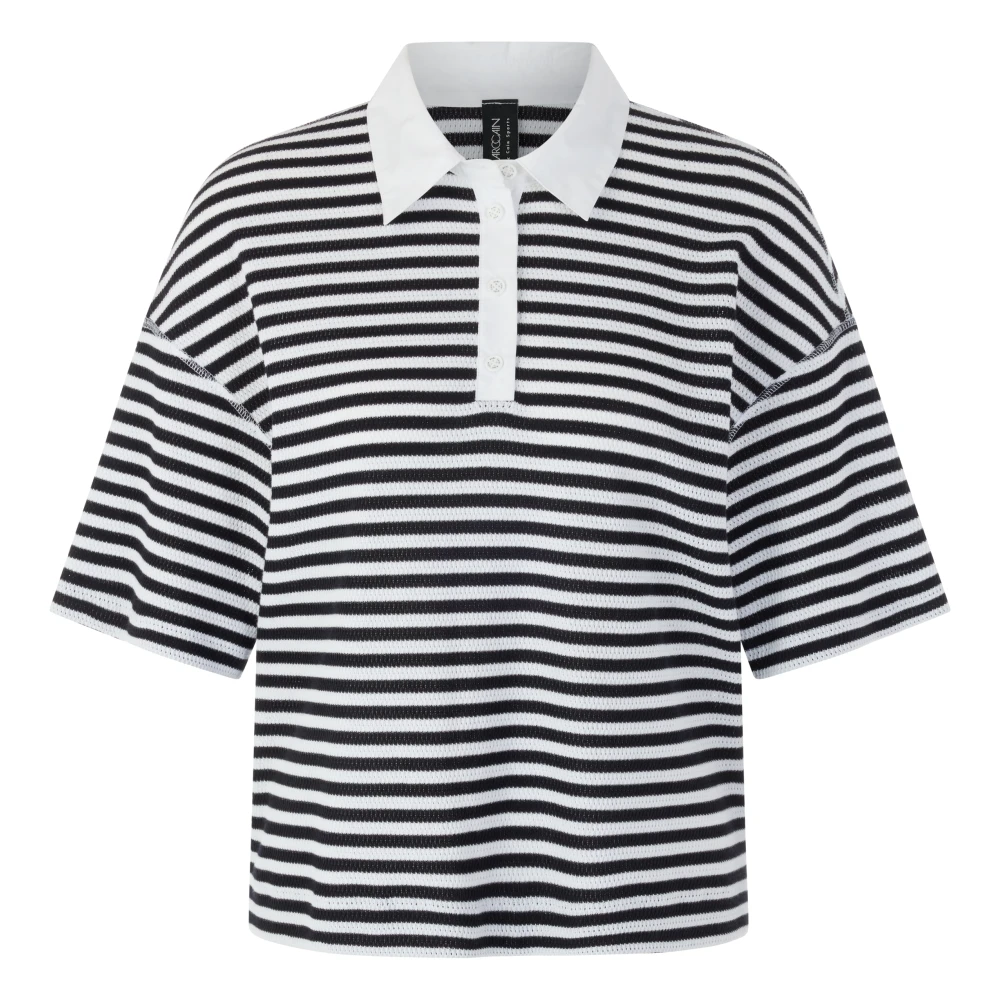 Marc Cain Women's Multicolor Striped Polo Shirt - Polo Shirts - Xl - Tops