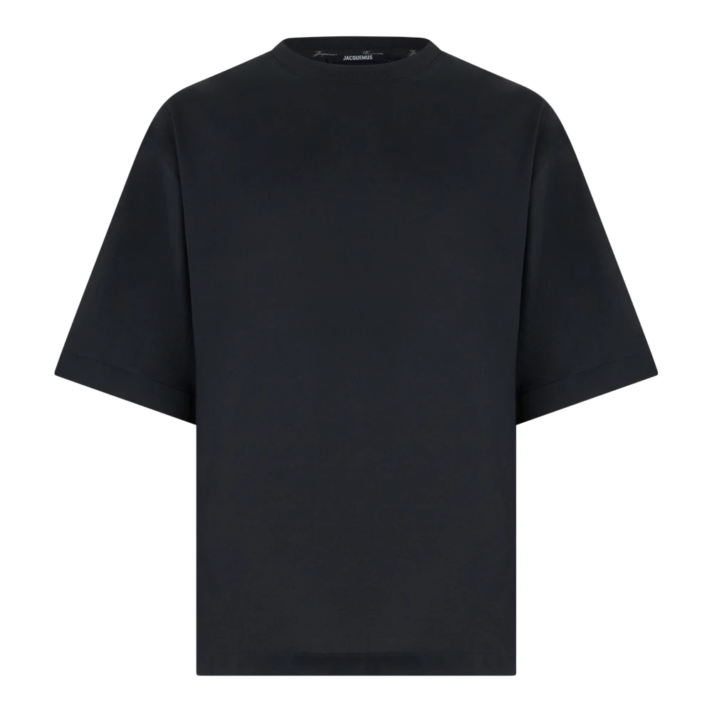 Jacquemus Men's Black Cotton T-Shirt - T-Shirts - M - Tops