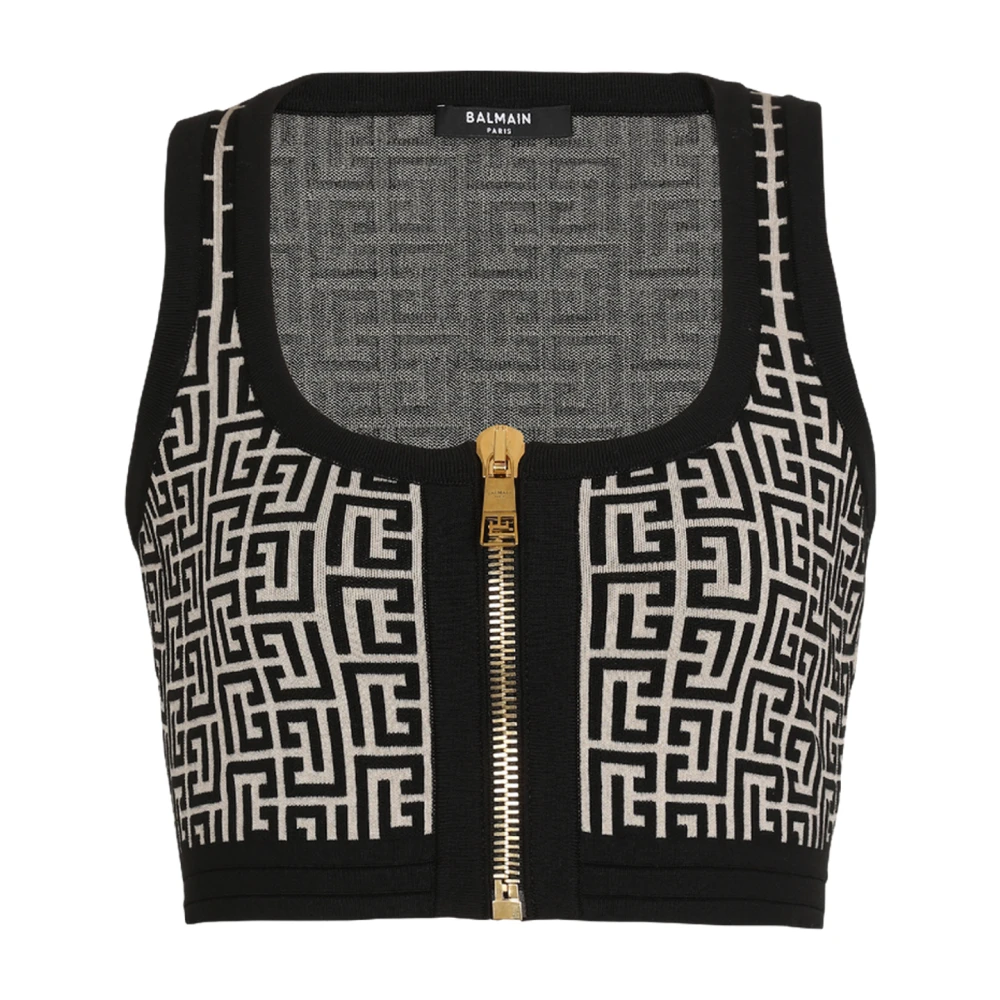 Tops > Sleeveless Tops - - Balmain - Modalova