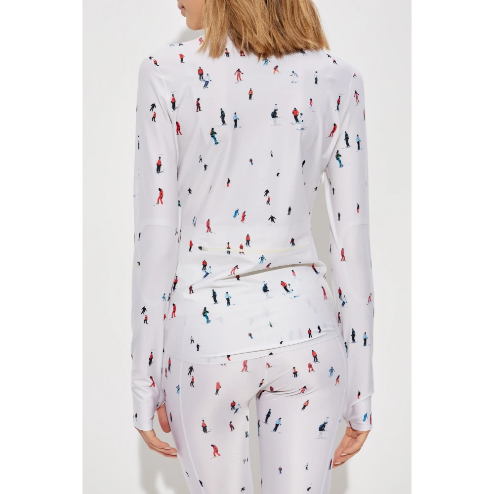 Perfect Moment Lange mouw T-shirt White Dames