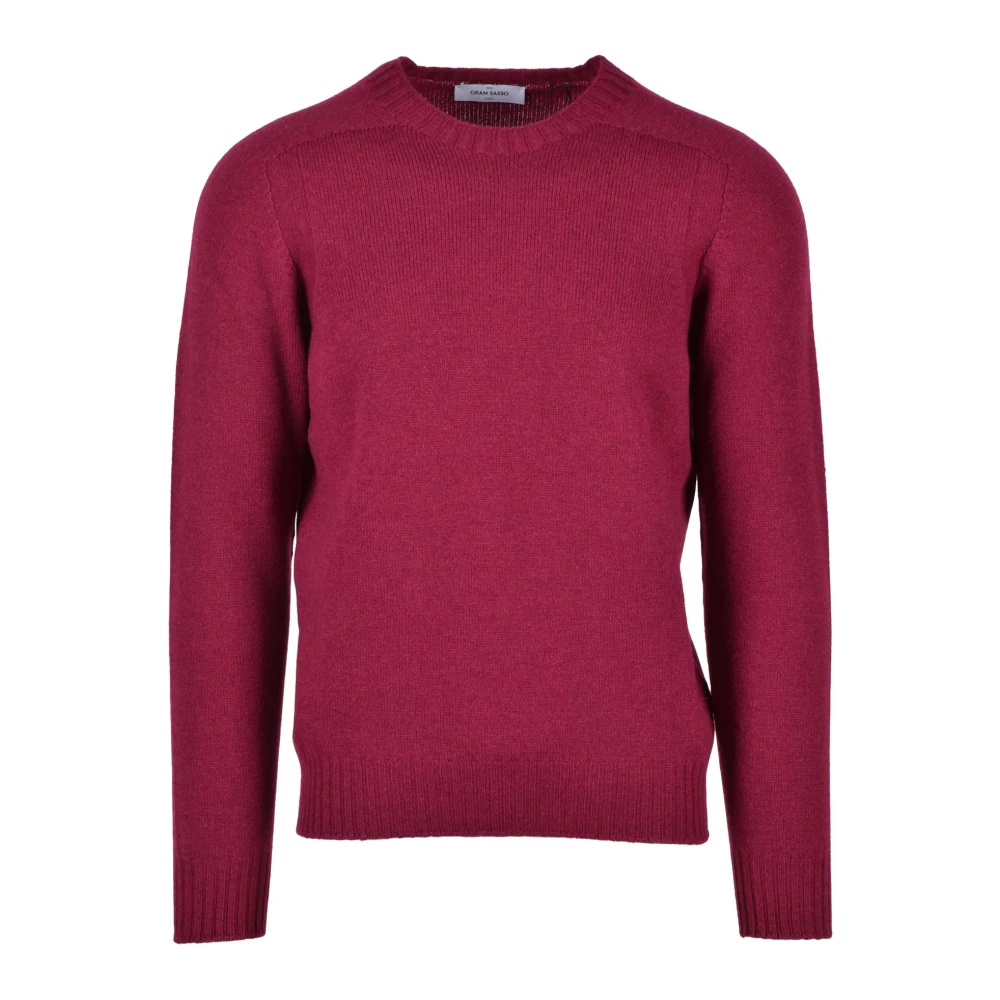 Gran Sasso Zuivere Wollen Trui Brown Heren