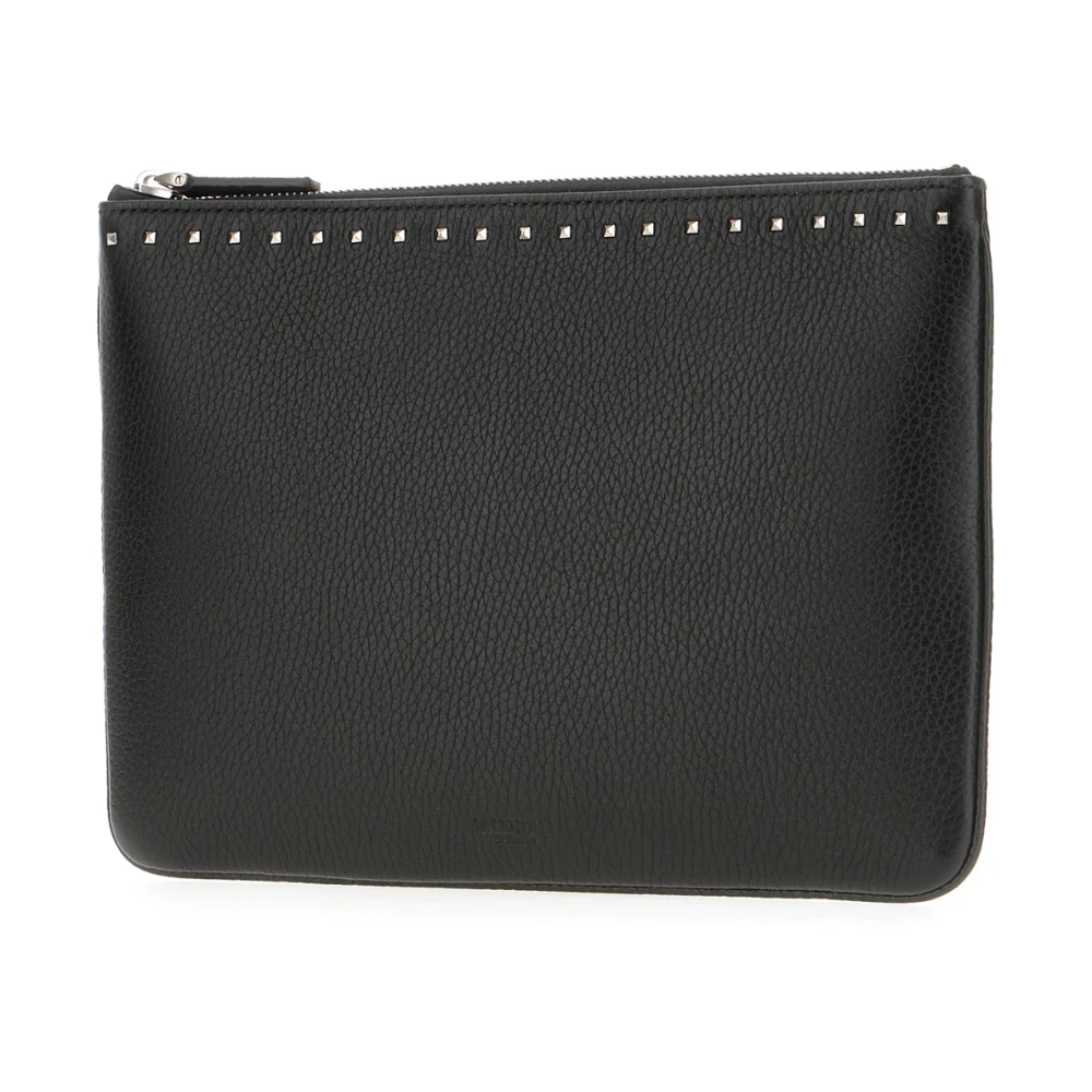 Valentino Garavani Stijlvolle Clutch Tas voor Vrouwen Black Heren