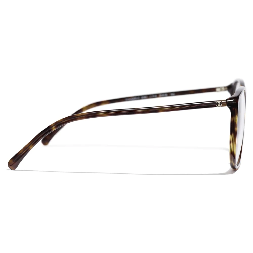 Chanel Stijlvolle bril in donker Havana acetaat Brown Dames