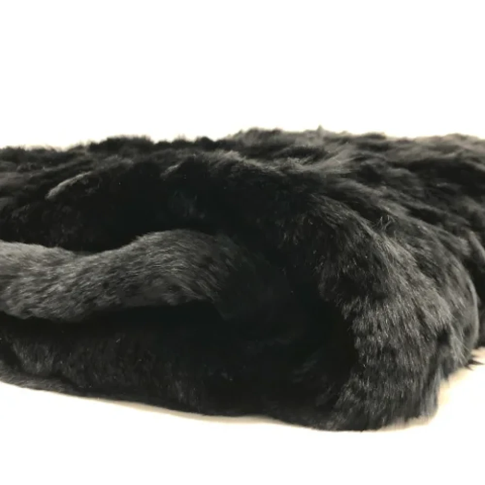 Dolce & Gabbana Pre-owned Fabric scarves Black Dames
