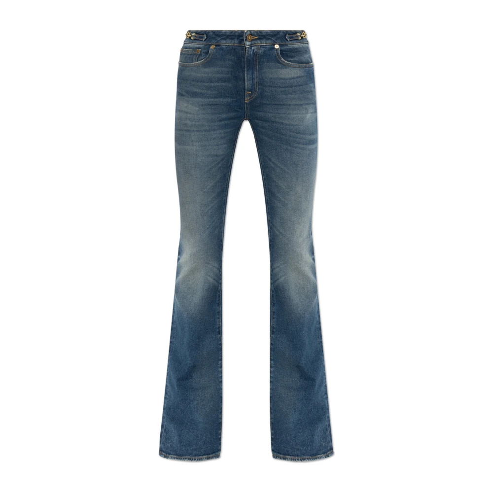 Golden Goose Women's Blue Bootcut Jeans, W27, Flared Leg Jeans