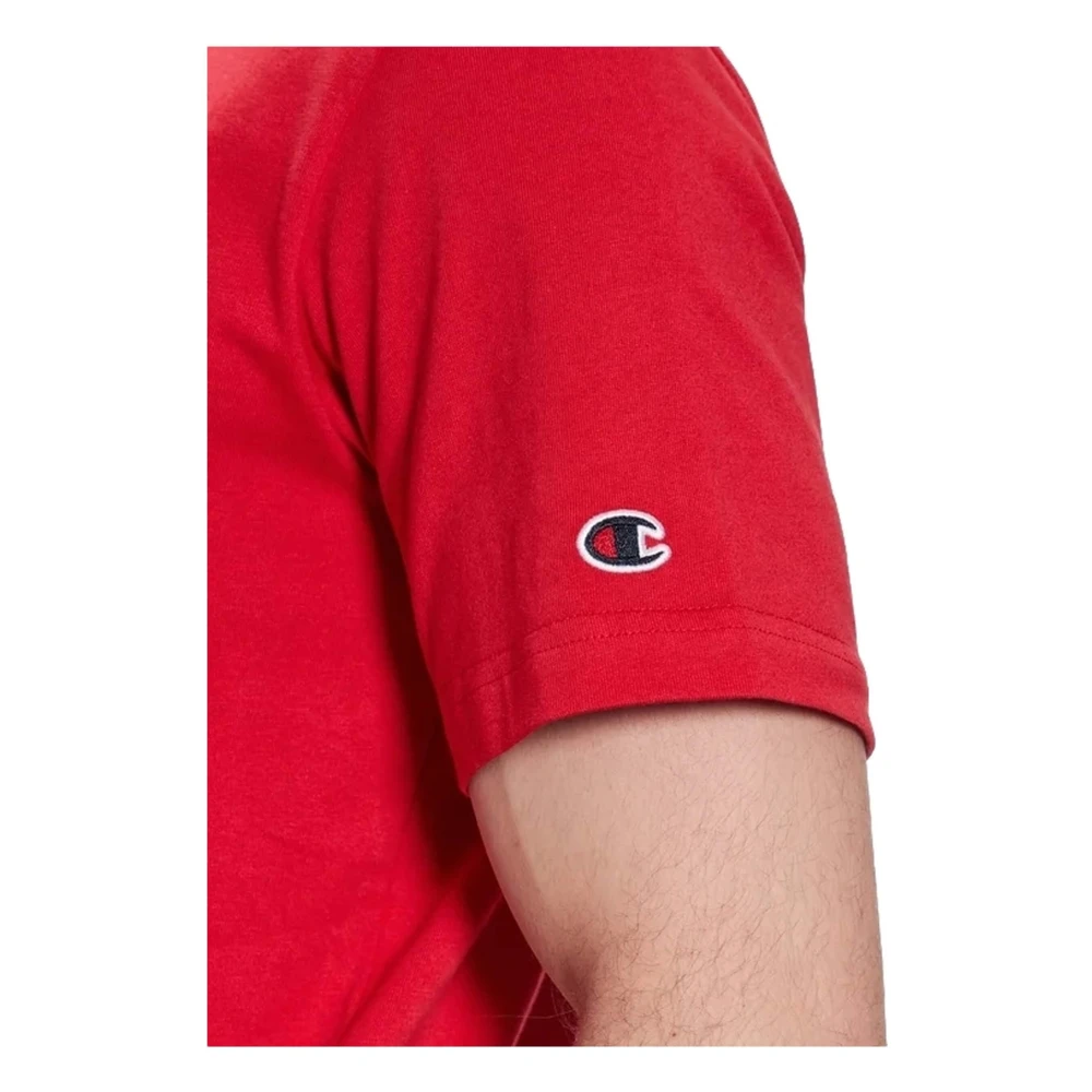 Champion T-shirt Red Heren