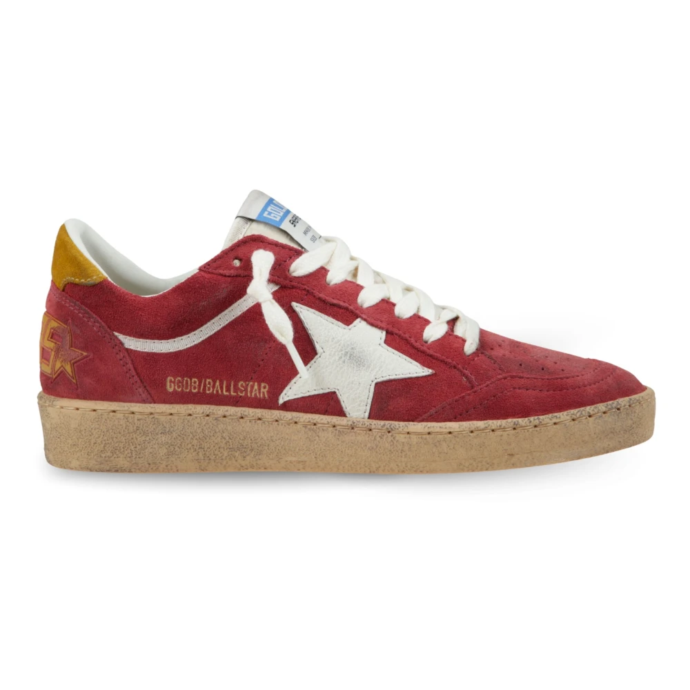 Golden Goose Ball Star Sneakers Dames Schoenen Rood