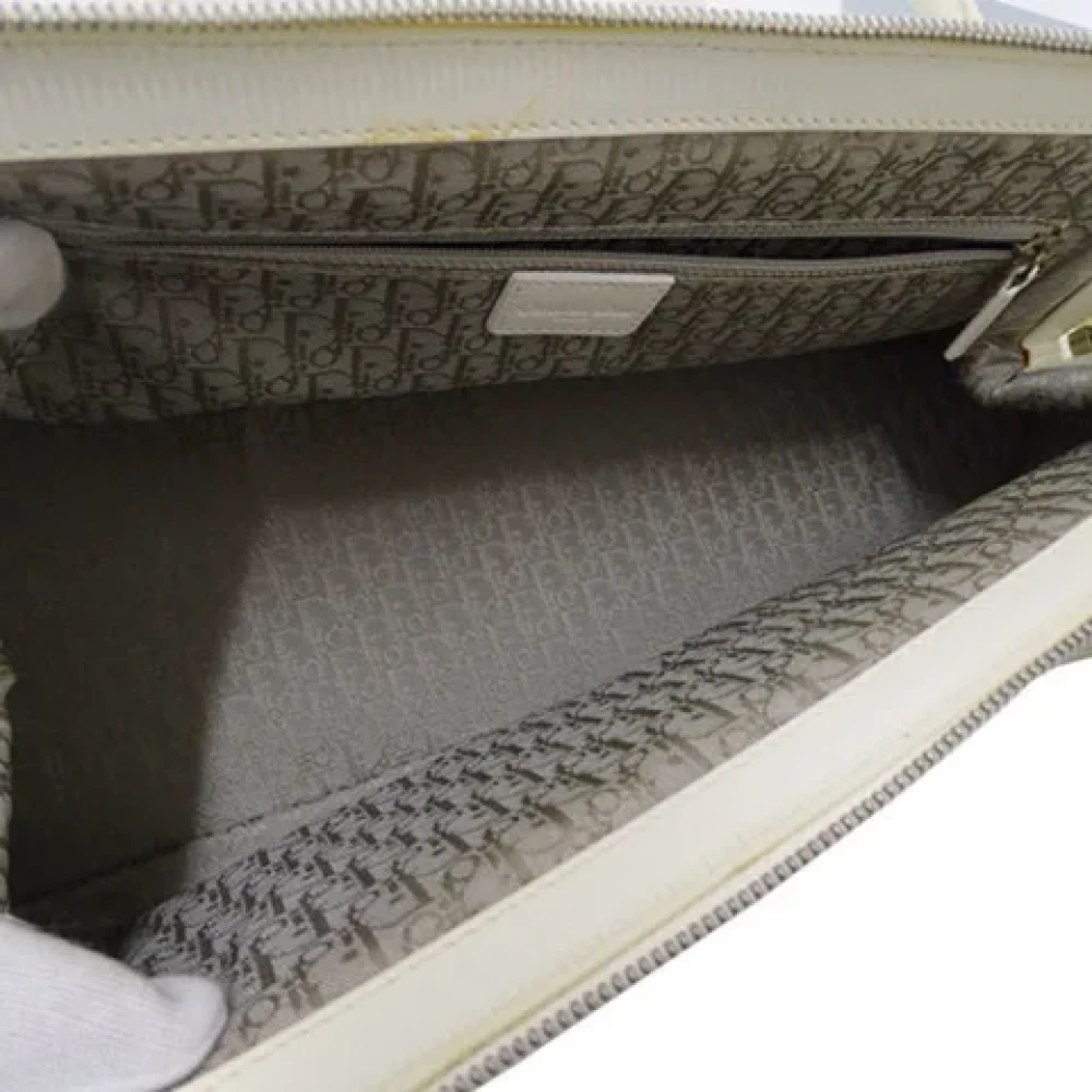 Dior Vintage Pre-owned Leather dior-bags White Dames