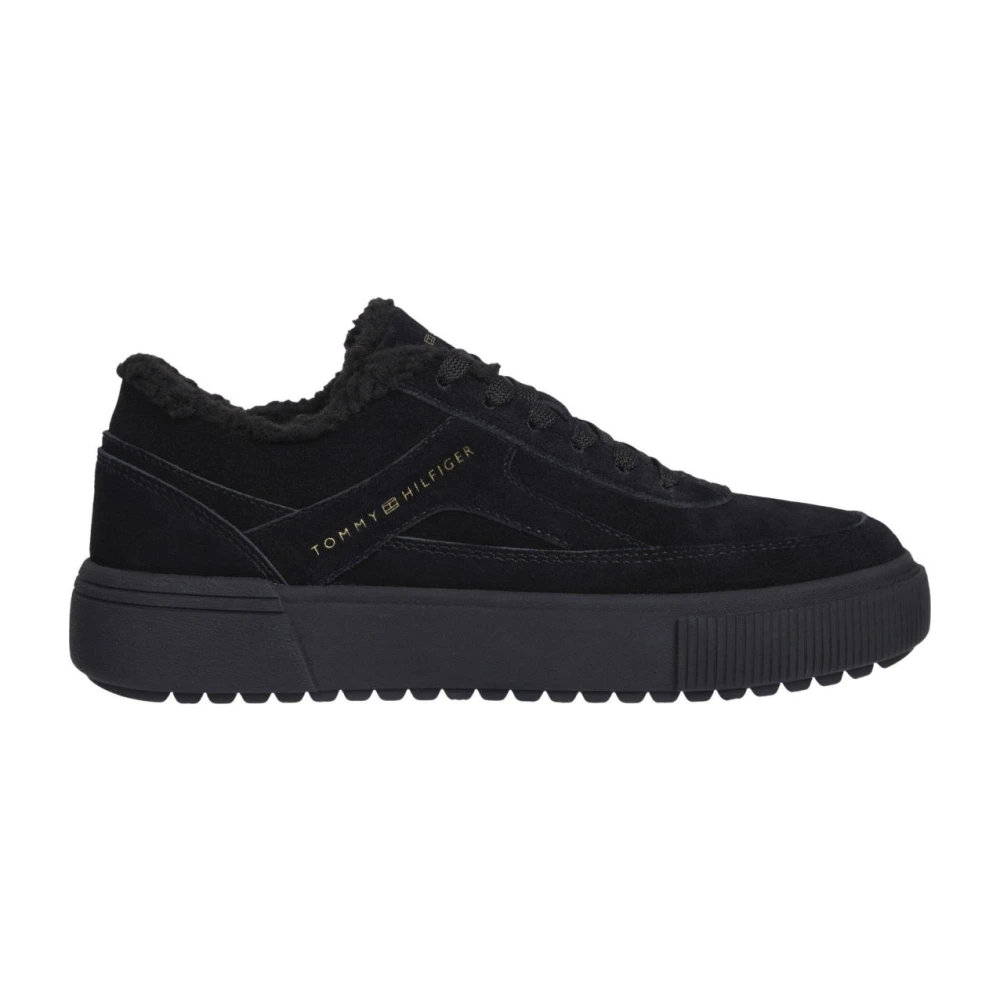 Tommy Hilfiger Women's Black Winter Sneaker - Sneakers - 3 Uk - Shoes