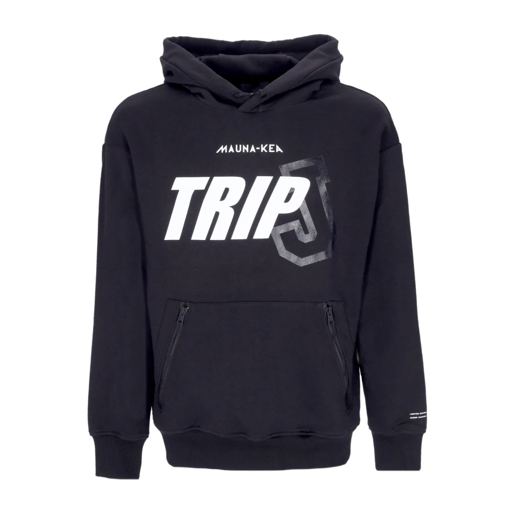 Mauna Kea Zwarte Lichtgewicht Hoodie met Triple J Black Heren