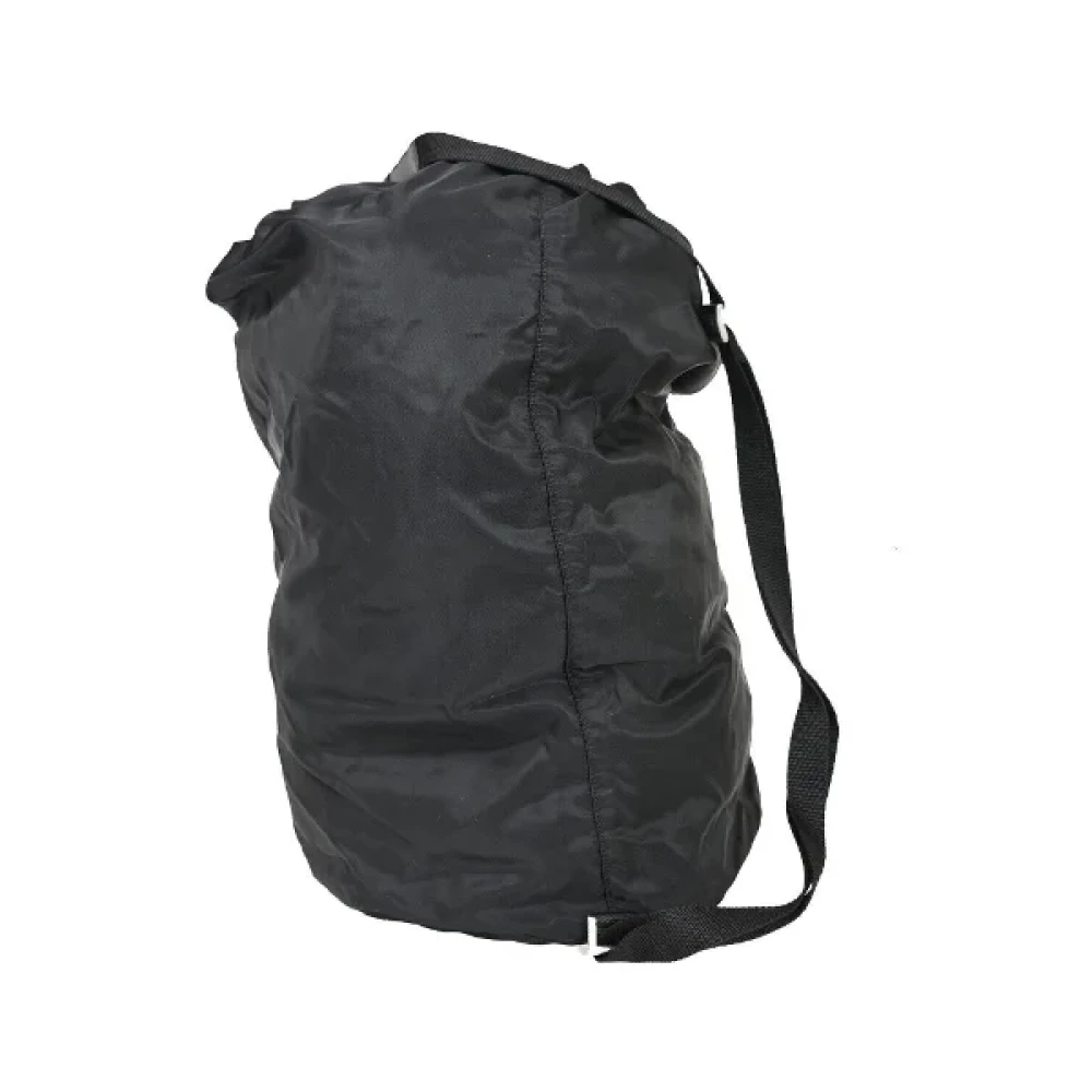 Prada Vintage Pre-owned Fabric backpacks Black Unisex