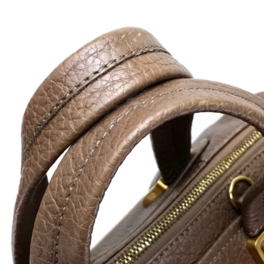 Fendi Vintage Pre-owned Leather fendi-bags Brown Dames