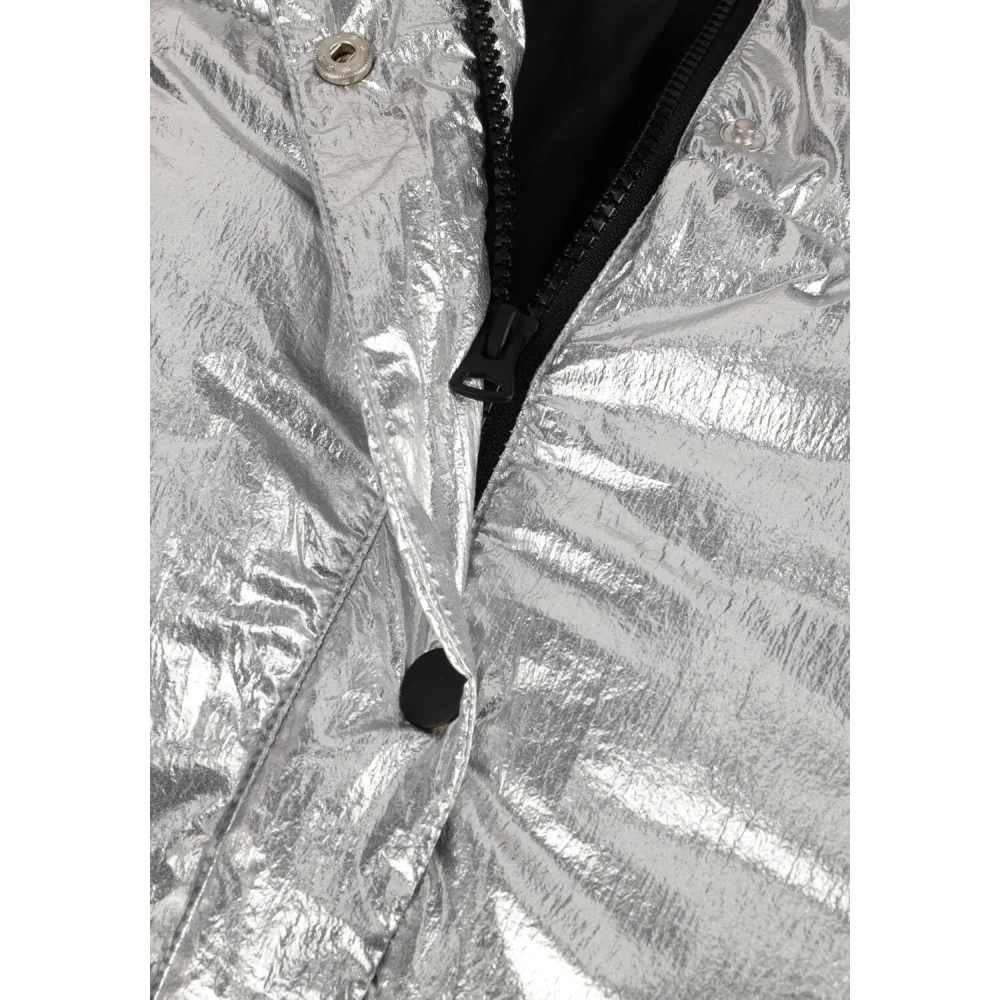 Notre-v Zilveren Pufferjas voor Vrouwen Gray Dames