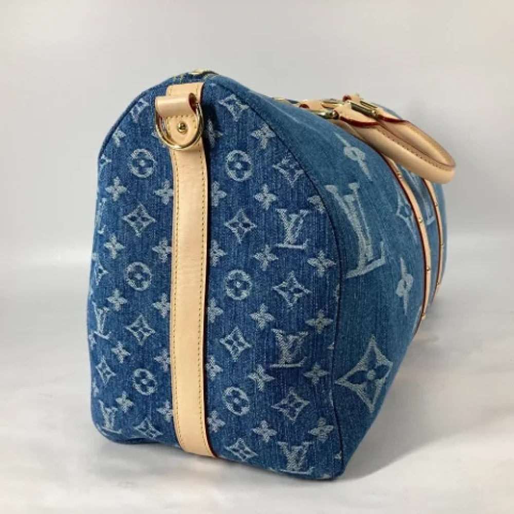 Louis Vuitton Vintage Pre-owned Denim louis-vuitton-bags Blue Dames