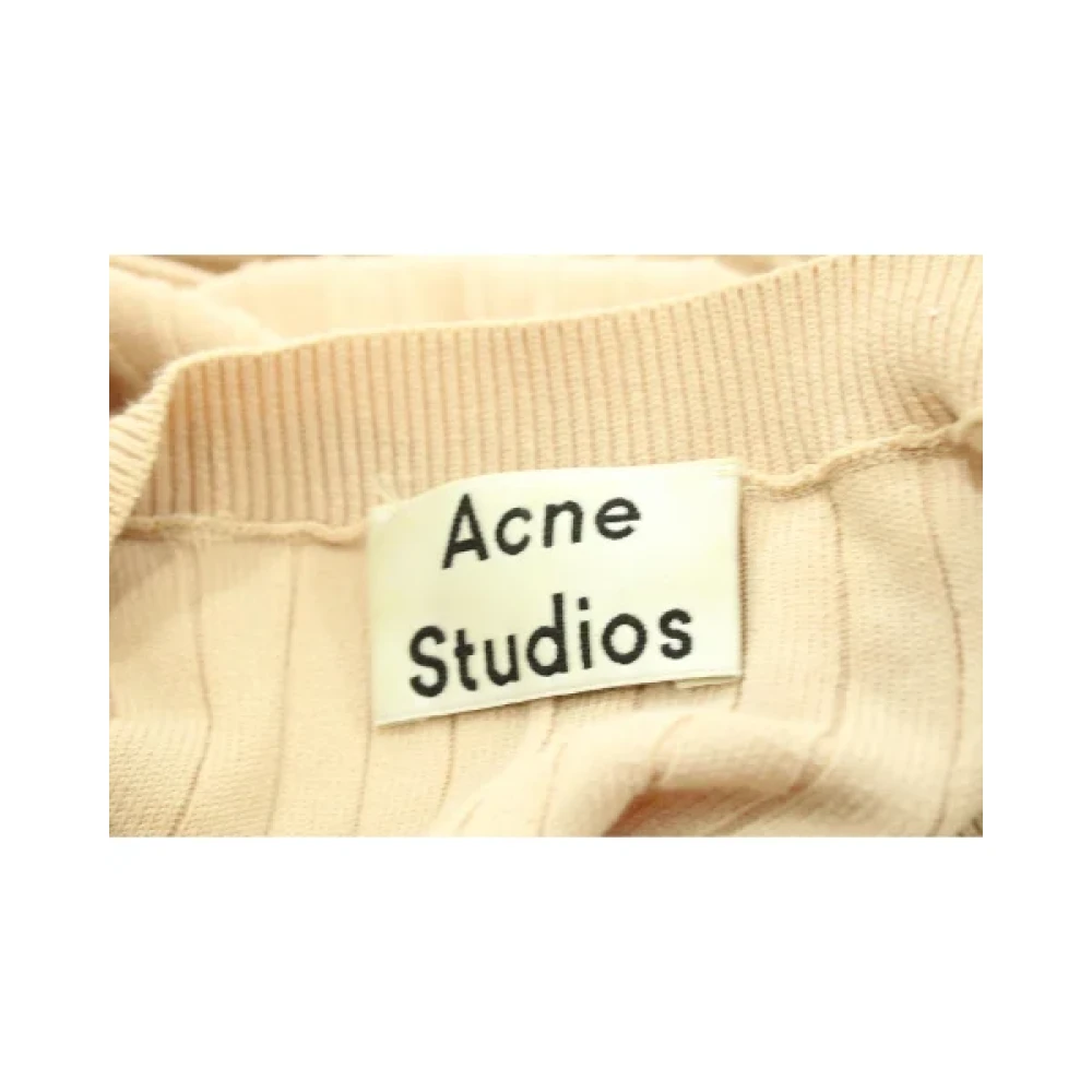 Acne Studios Pre-owned Cotton tops Beige Dames