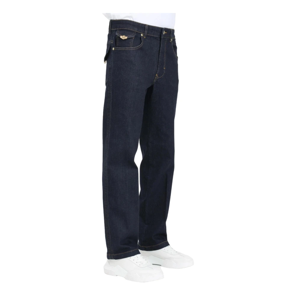 Versace Jeans Couture Broek Blue Heren