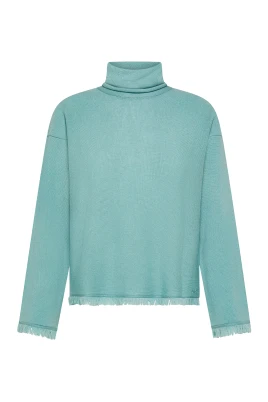 Turtleneck Fringes L/S