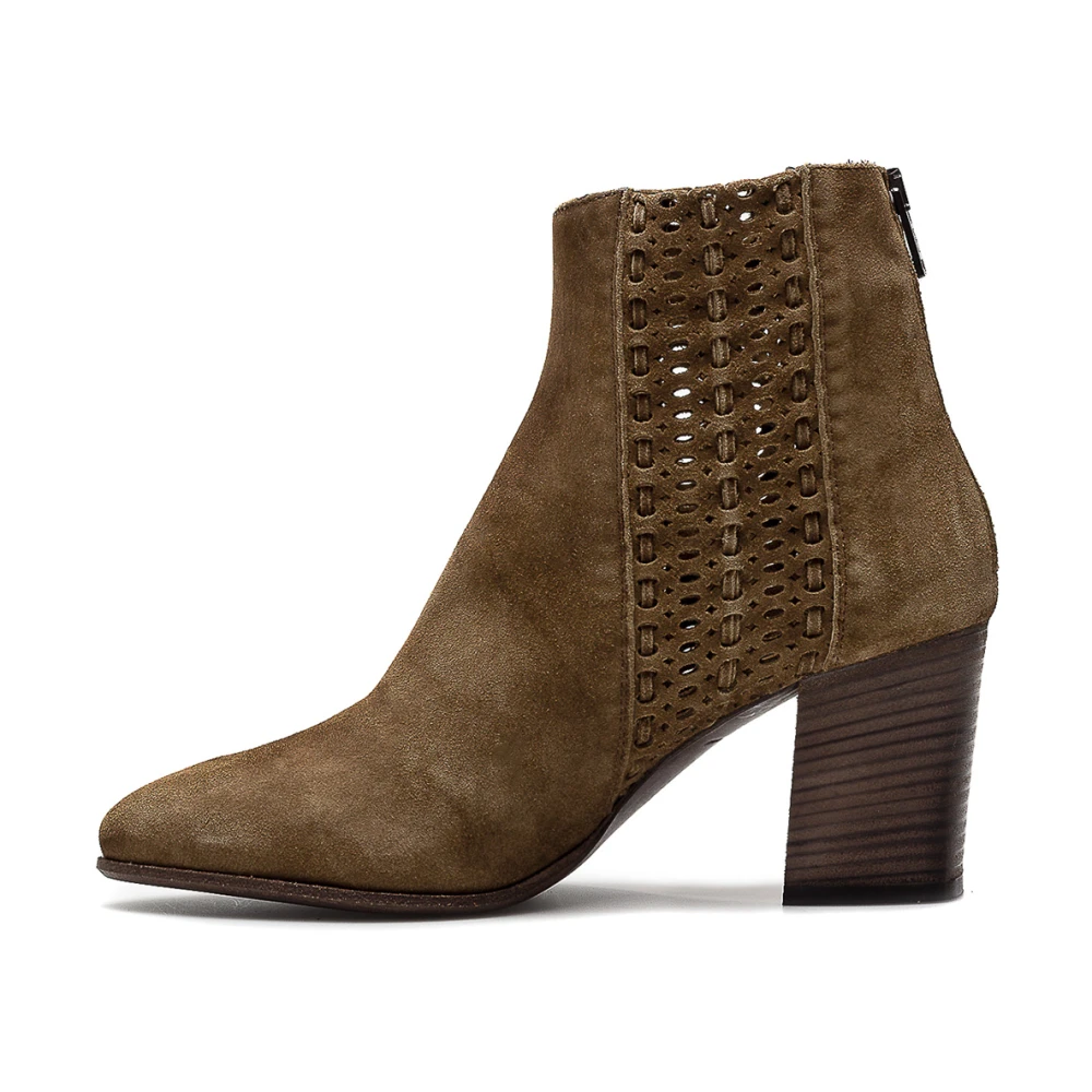 Pantanetti Women& Shoes Ankle Boots 15091F Brown Dames
