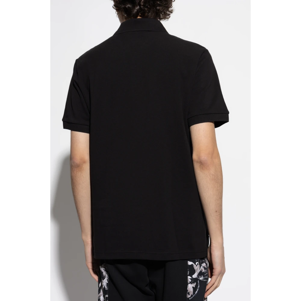 Versace Jeans Couture Polo met logo Black Heren