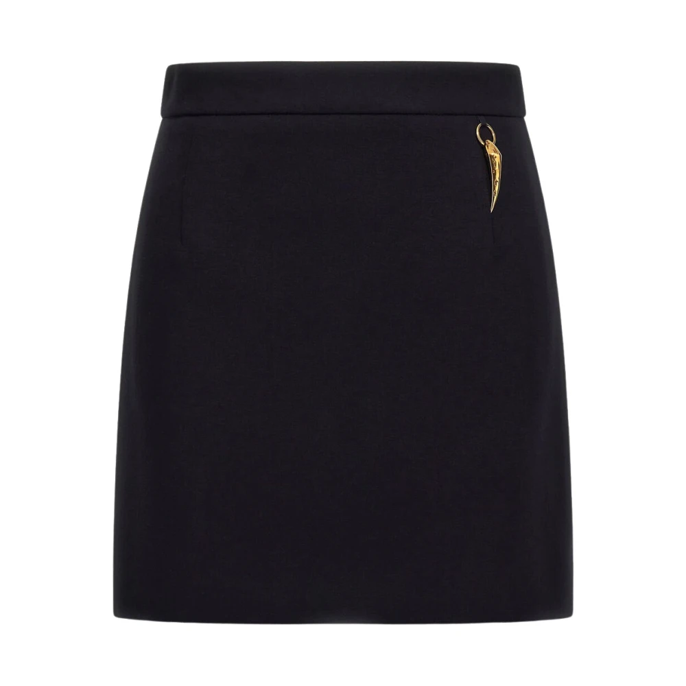 Roberto Cavalli Fang Embellished Mini Skirt Black, Dam