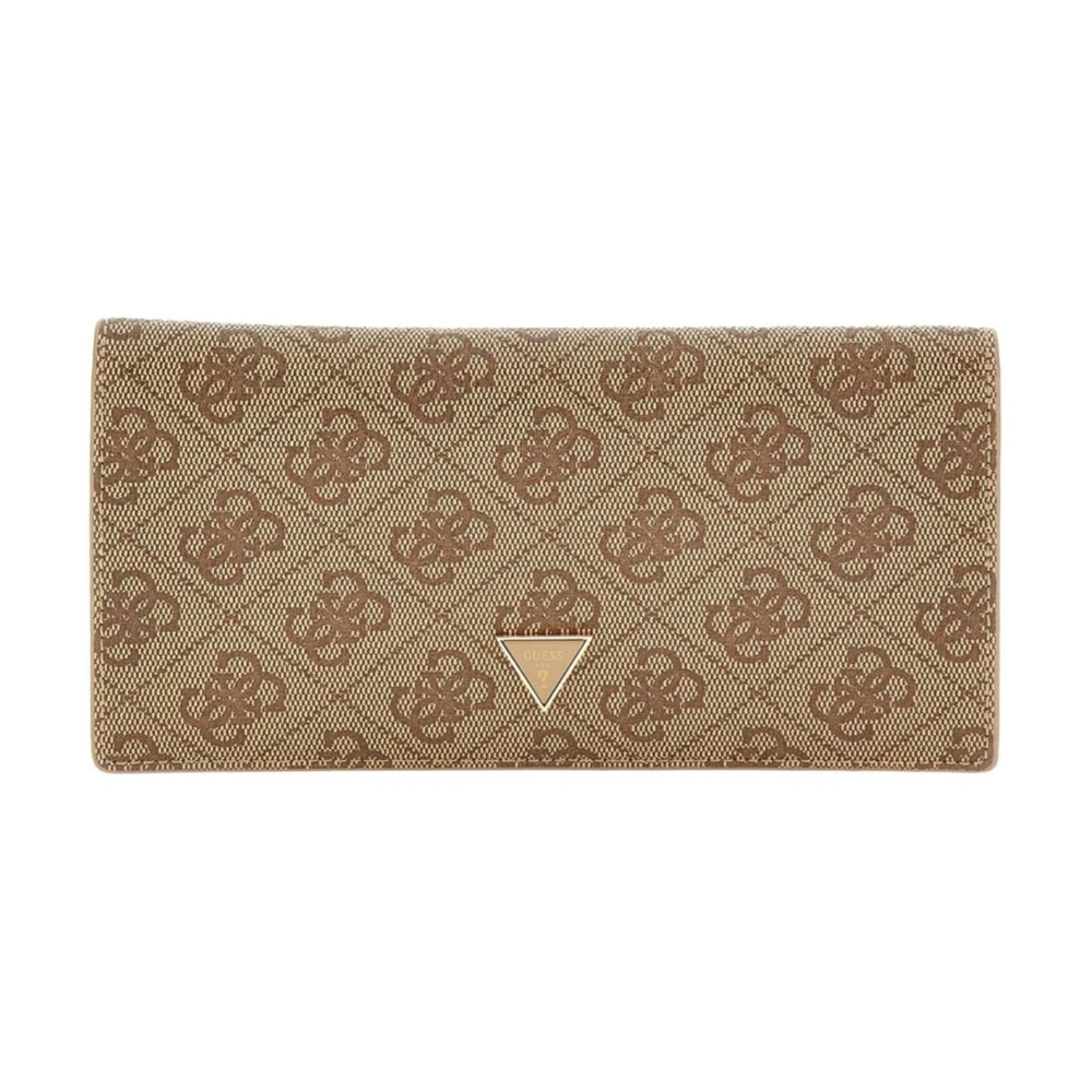 Guess Damesportemonnee Noreen Logo Beige Dames