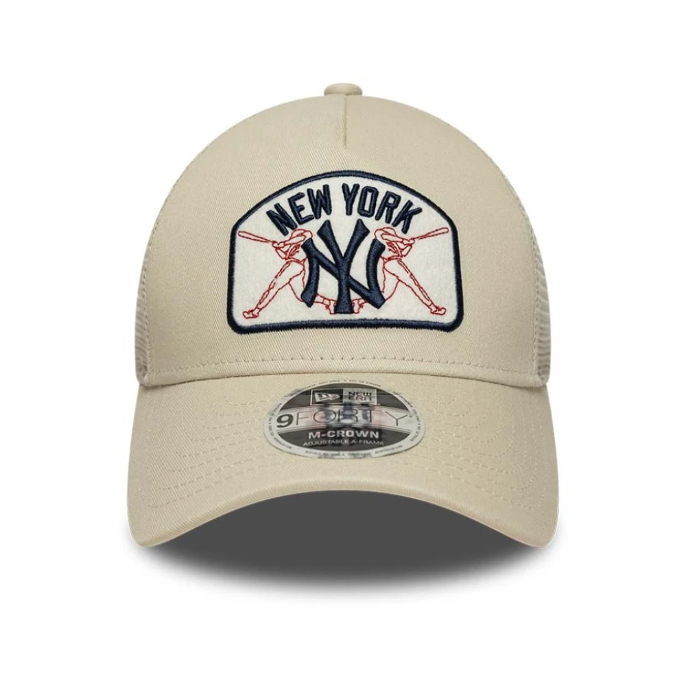 New Era Beige A-Frame Mlb New York Yankees - Trucker - Algodón - Immagine 4