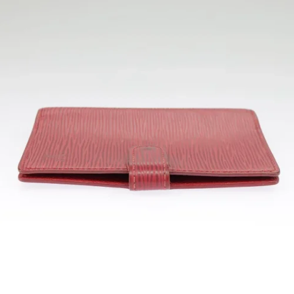 Louis Vuitton Vintage Pre-owned Leather home-office Red Dames