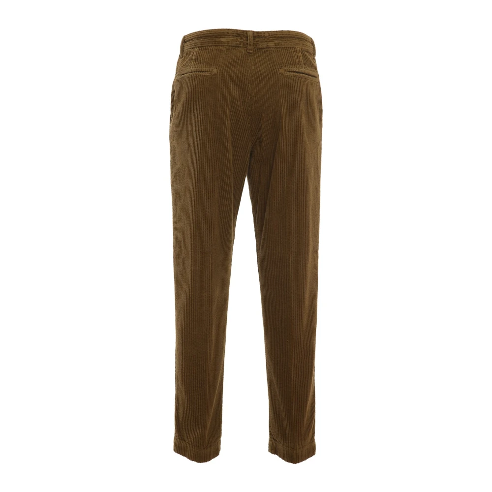 Massimo Alba Fluwelen Broek Brown Dames