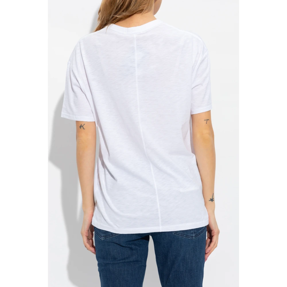 Rag & Bone T-shirt van biologisch katoen White Dames