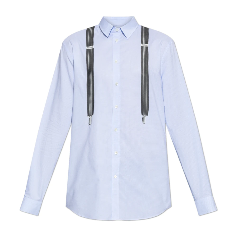 Moschino Herren Blau Shirts, Lgröße: