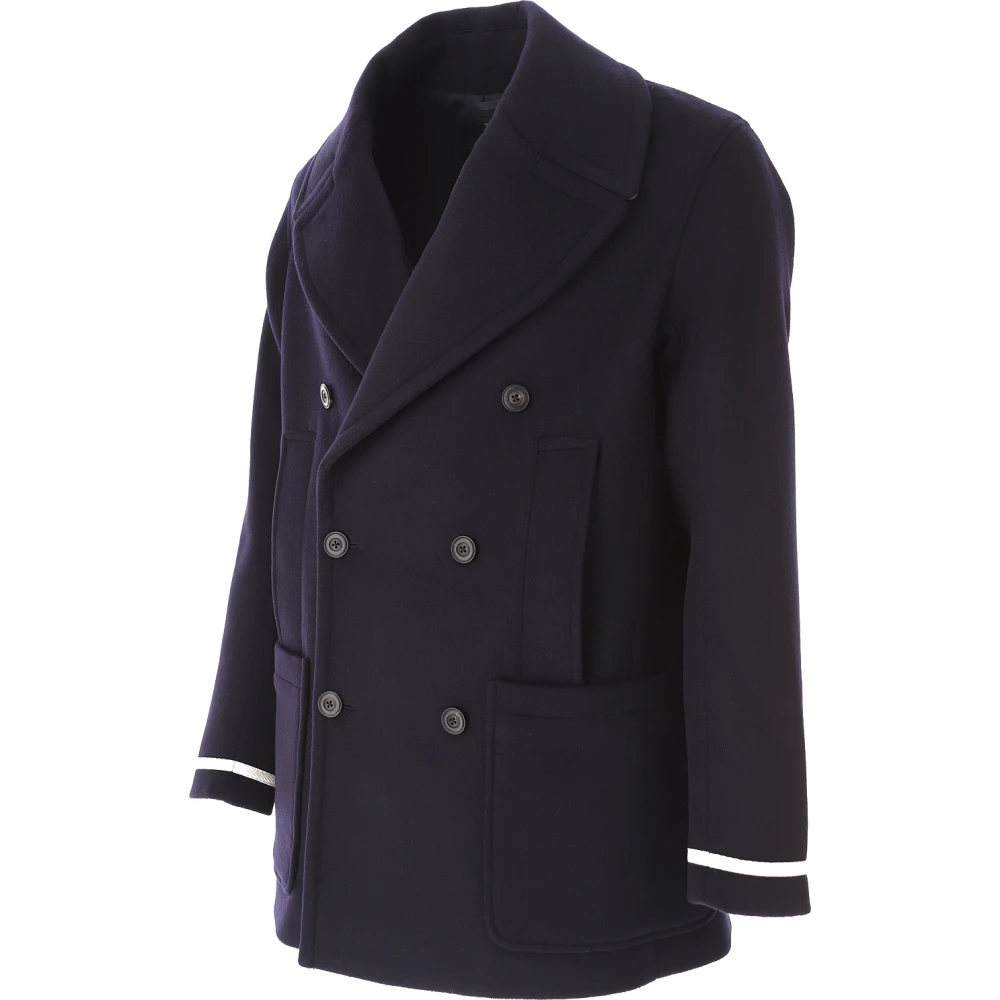 Emporio Armani Blauwe Jassen voor Heren Blue Heren