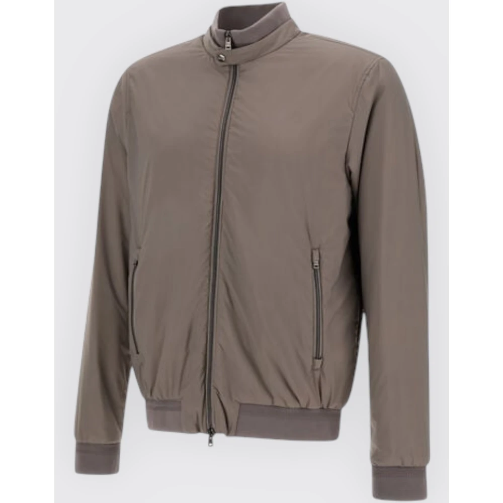 Herno Stijlvol Overhemdjack Beige Heren