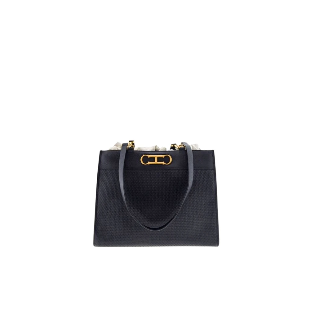 Carolina Herrera Luxe Shoppingtas met Initialen Insignia Black Dames