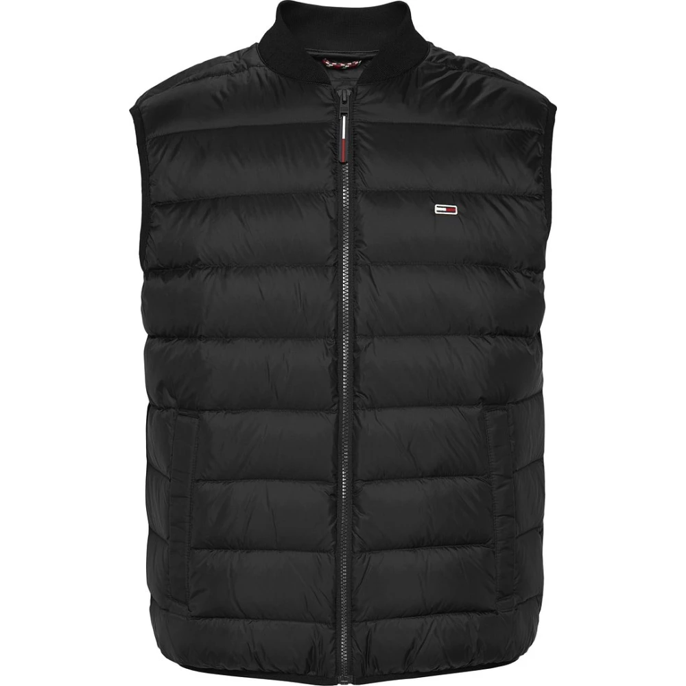 Tommy Jeans Men's Black Waistcoats, M, Packable Light Down Vest Ultralight 100G