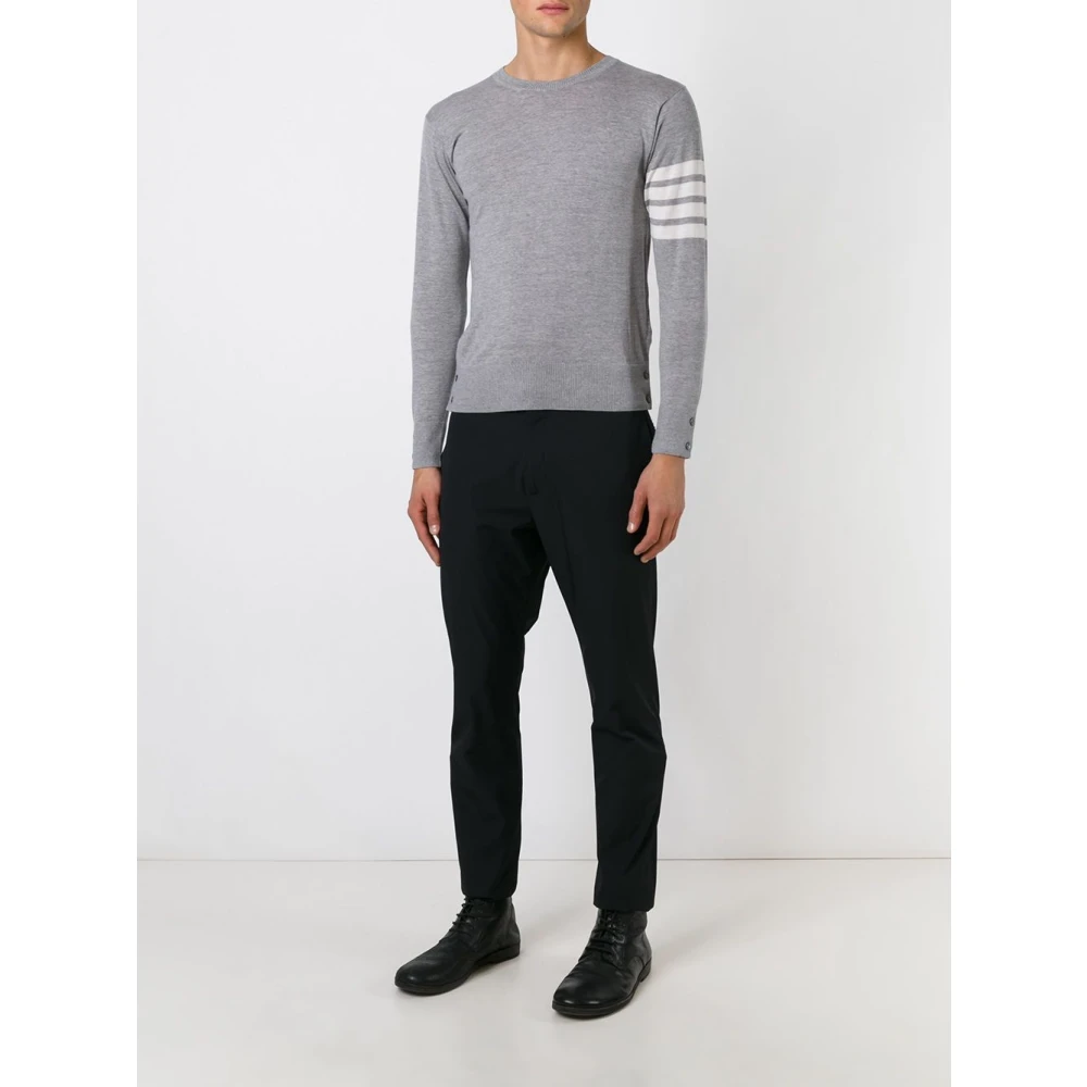 Thom Browne Stijlvolle Sweaters Collectie Gray Heren
