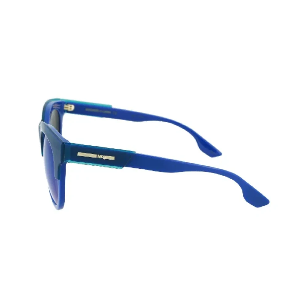 Alexander McQueen Pre-owned Fabric sunglasses Blue Dames