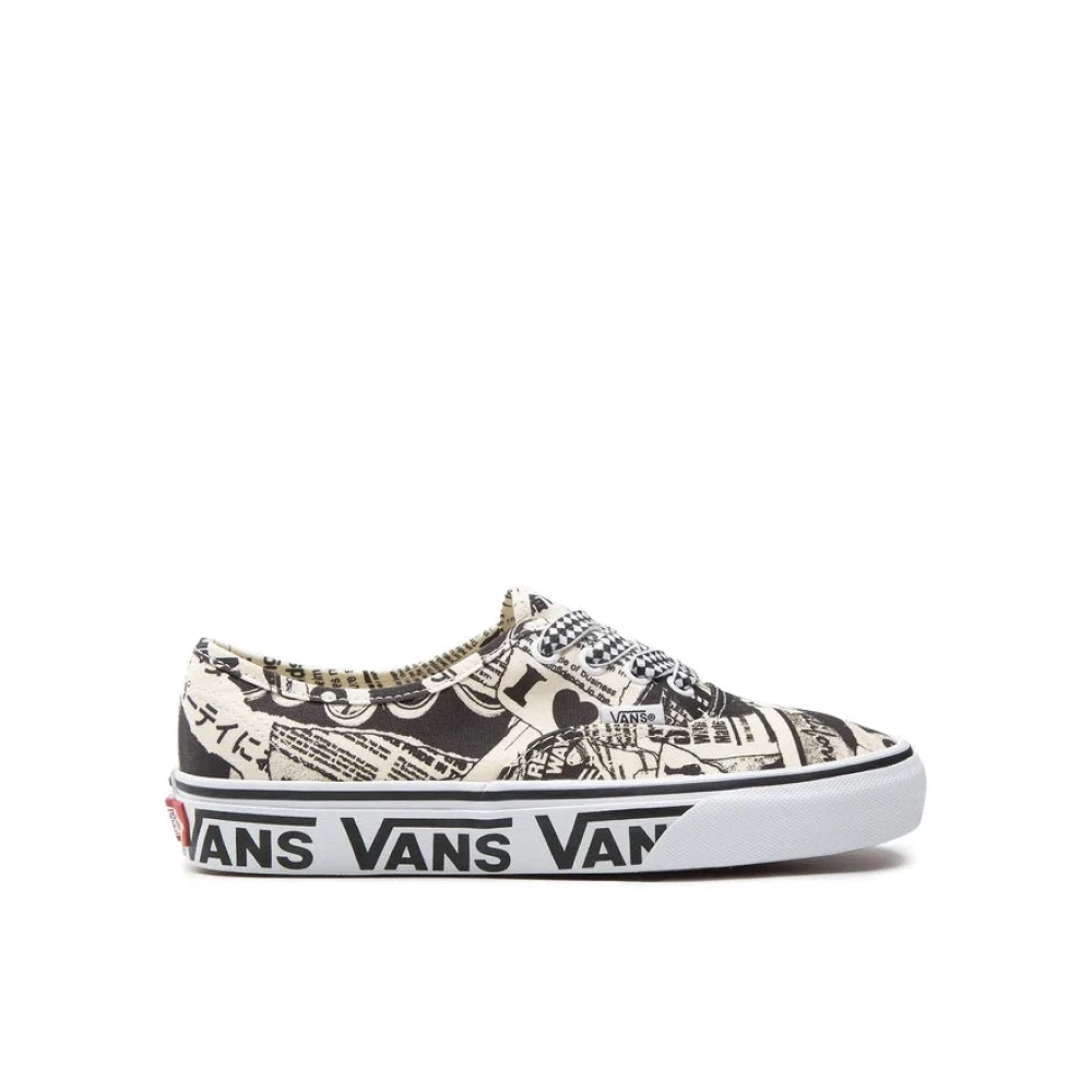 Vans Women's Multicolor Authentic Slip-On Comic Print Trainers - Sneakers - 5 Uk - Shoes