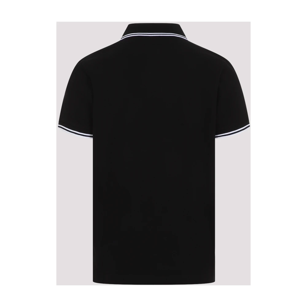 Moncler Klassieke Polo Shirt Black Heren