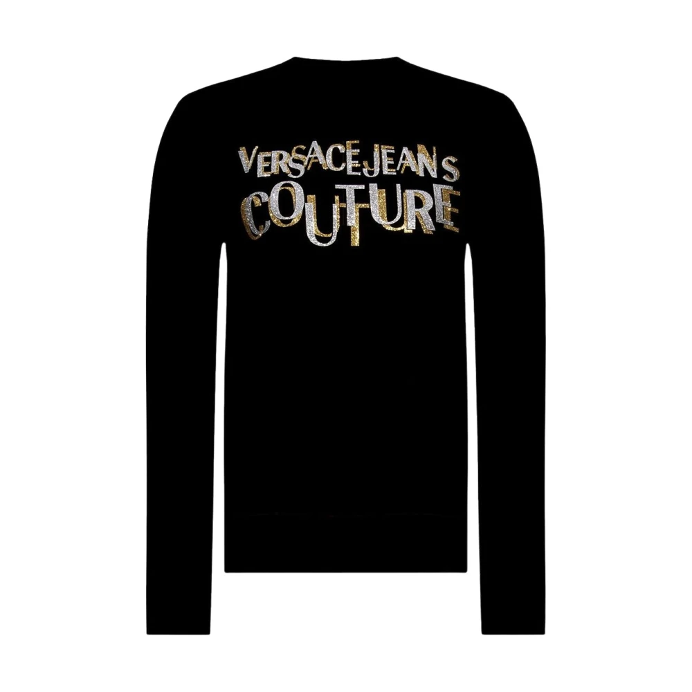 Versace Jeans Couture Crewneck Sweatshirt Black Dames