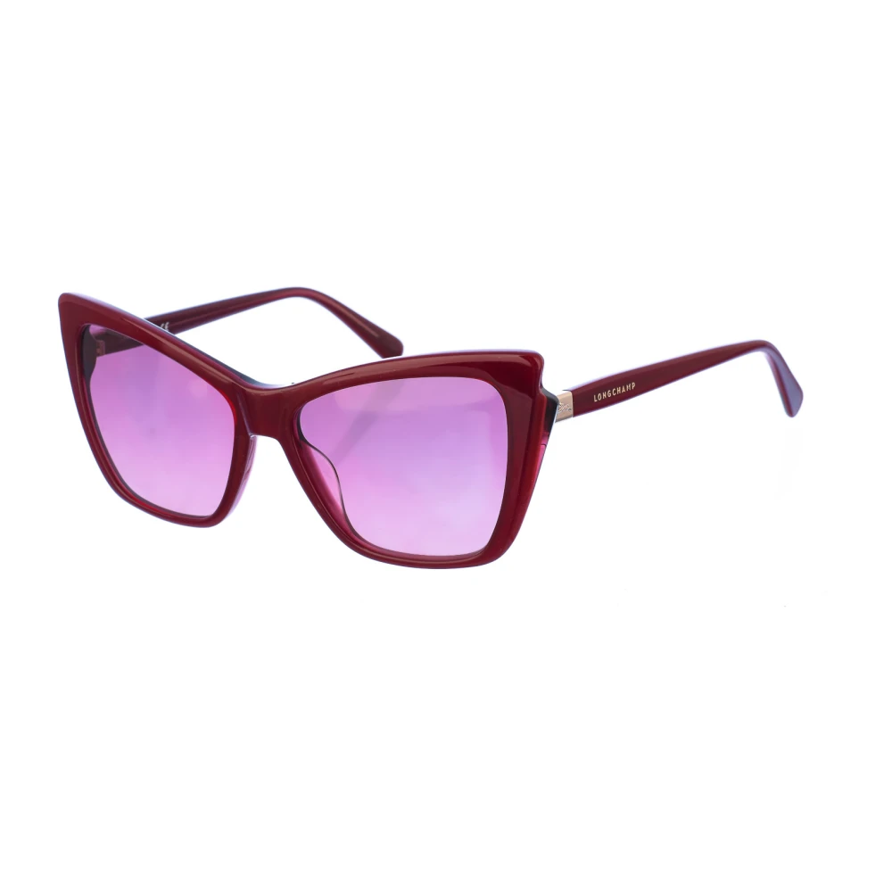 Longchamp Women's Red Sunglasses, One Size, Oval Sunglasses