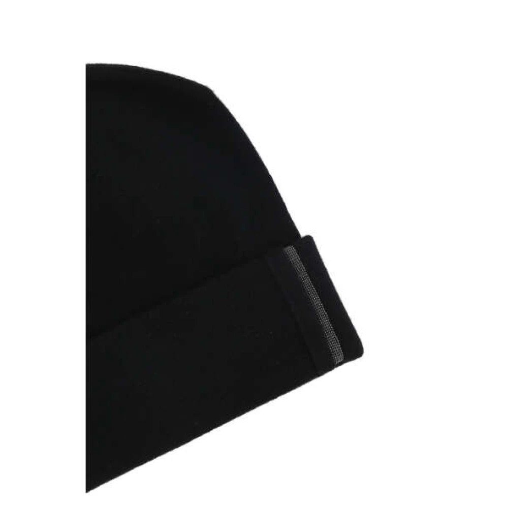 BRUNELLO CUCINELLI Zwart Kasjmier Gebreide Sjaal Black Dames