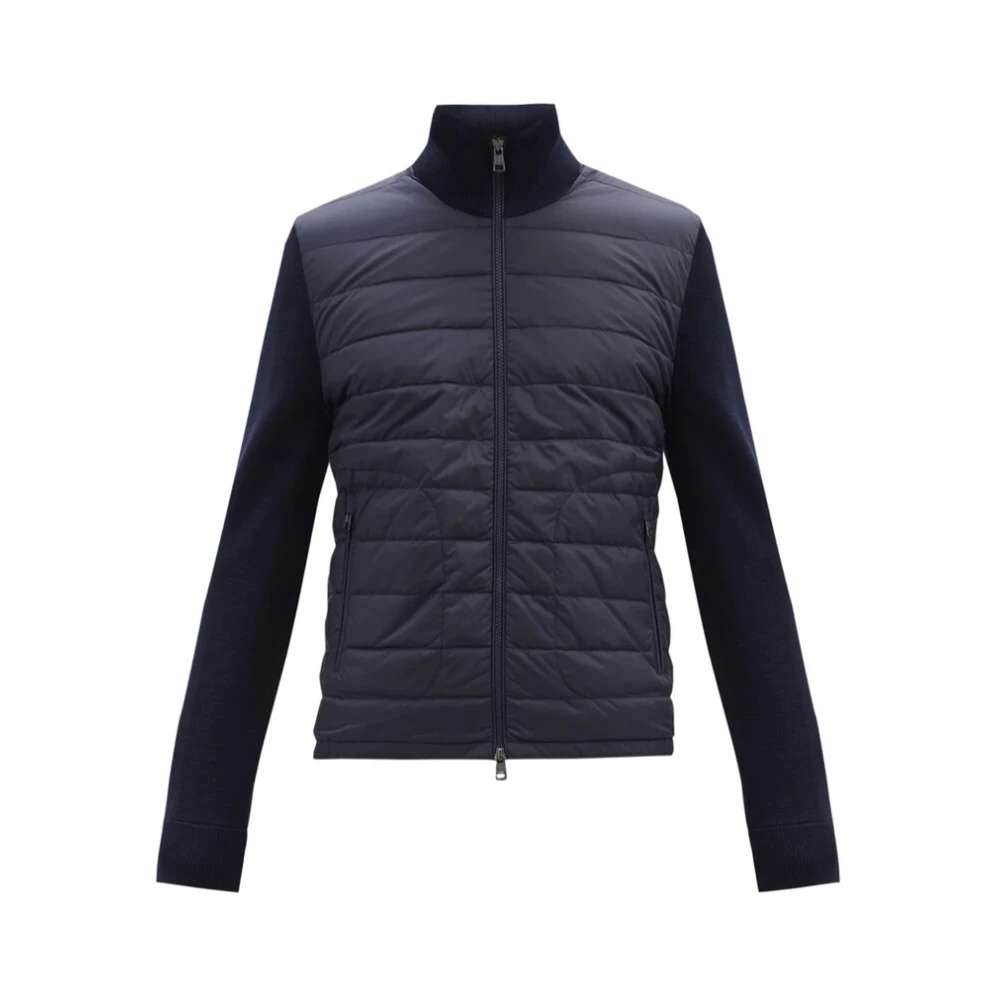 Moncler Gevoerde Vest Blue Heren