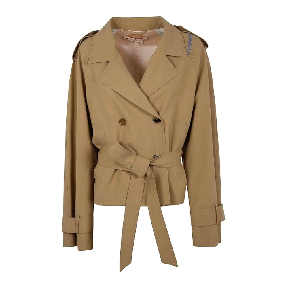Marni Kvinno Brun Jackor Dam, S, Giacca