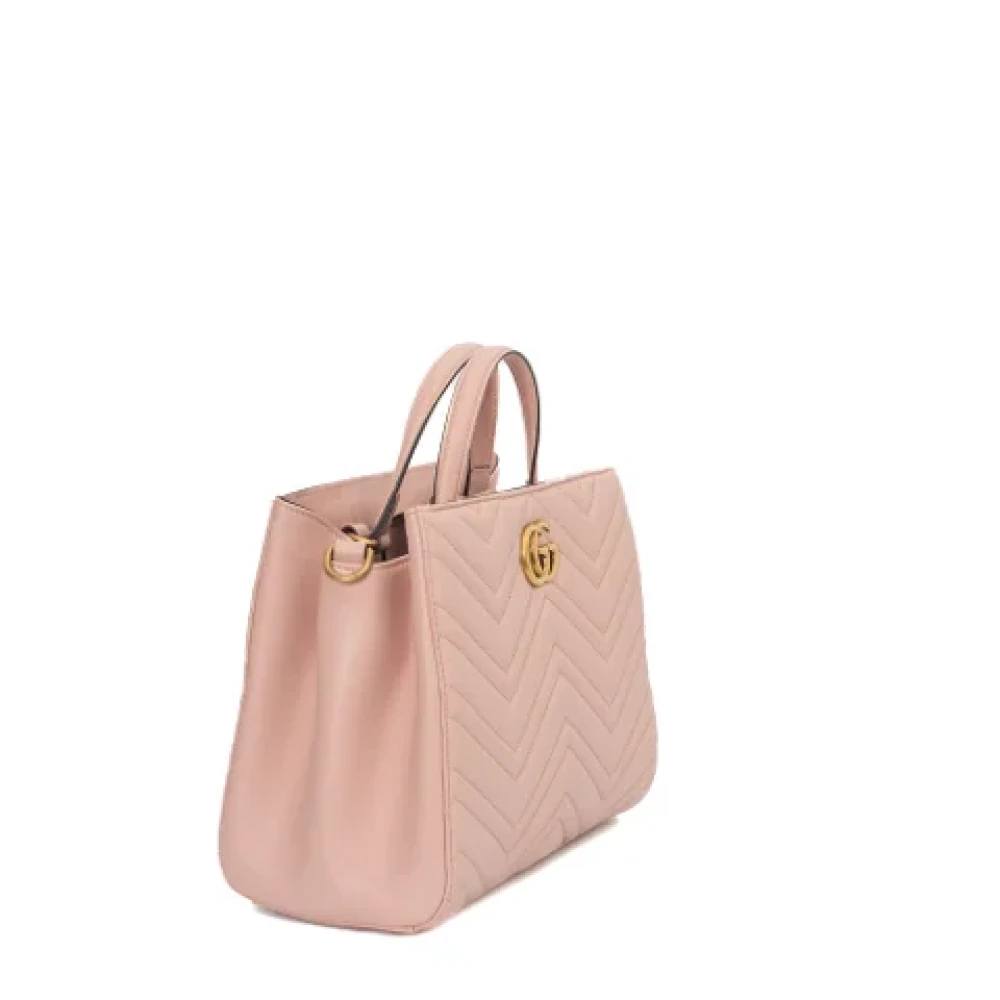 Gucci Vintage Pre-owned Leather gucci-bags Pink Dames