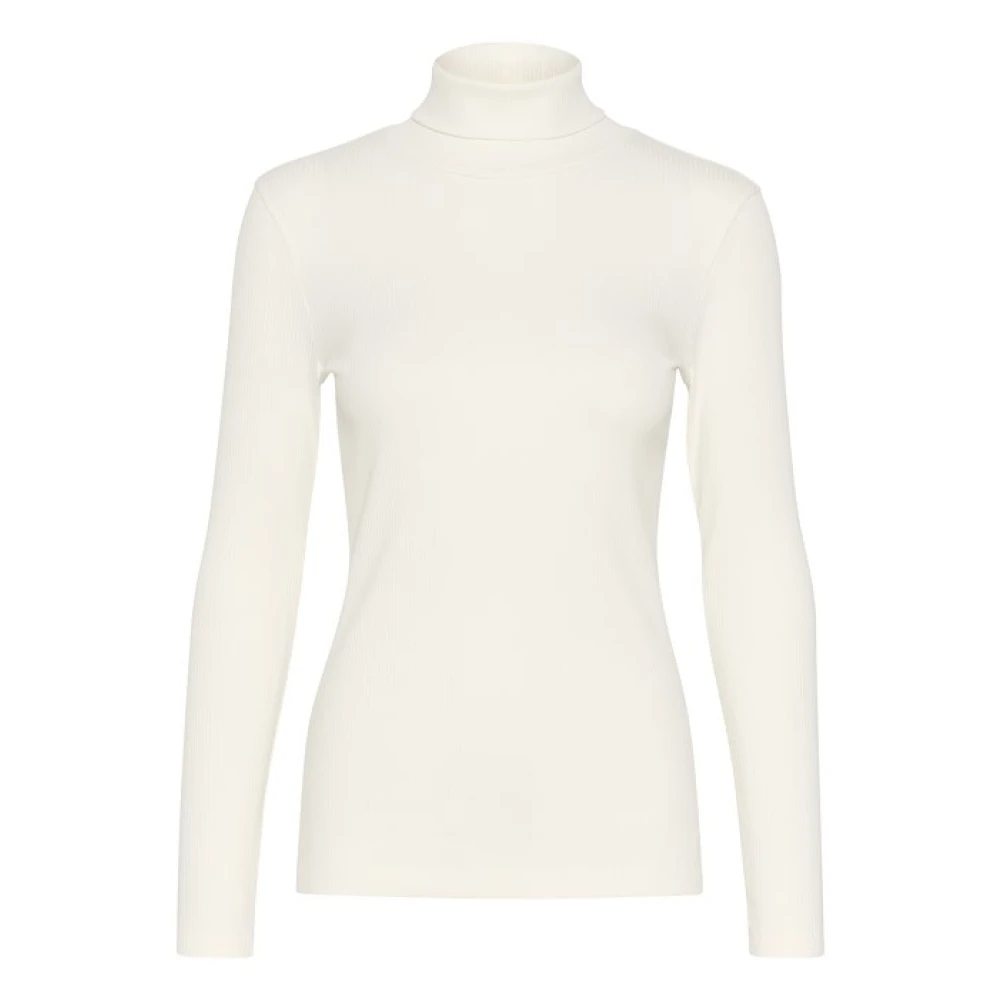 Inwear White Turtlenecks, Female, M, Dagnaiw Rollneck Ls